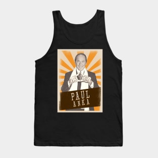 Vintage Aesthetic Paul Anka Tank Top